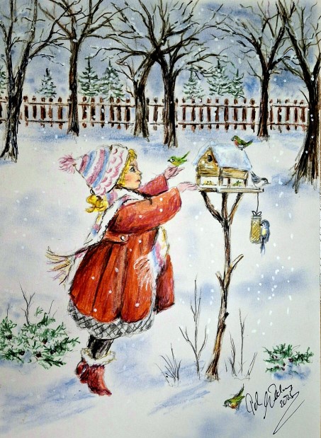 Vogel-F�tterung-mini